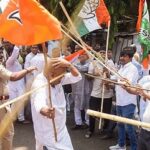 पटना में बीजेपी-कांग्रेस कार्यकर्ताओं में झड़प