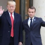 ट्रंप के काफिले से बीच सड़क पर रुके फ्रांसीसी राष्ट्रपति मैक्रों