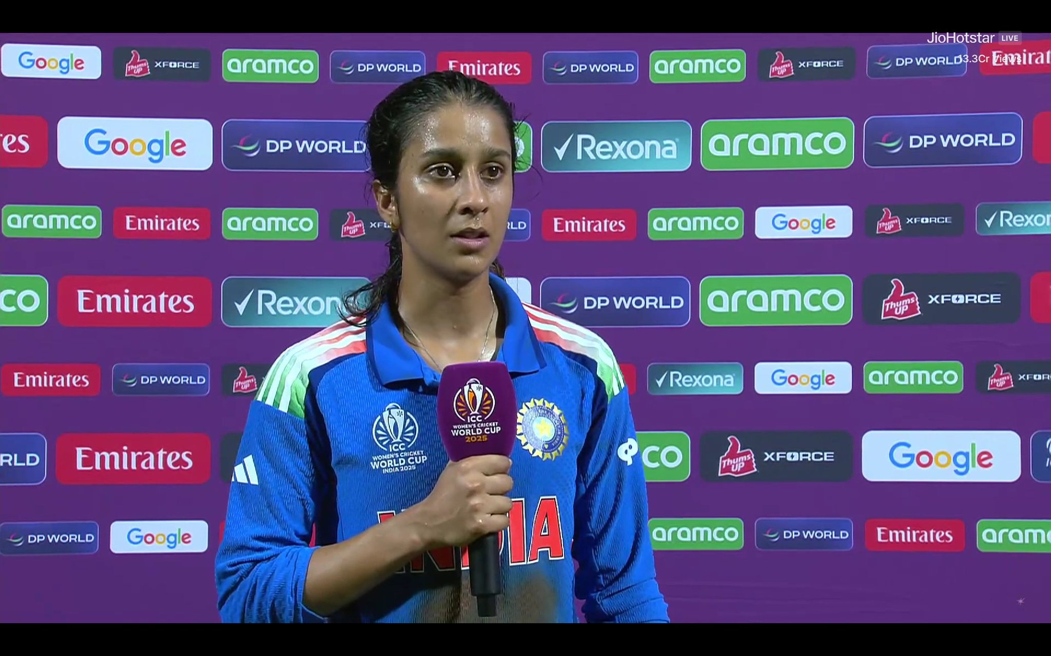 जेमिमा रोड्रिग्स की नाबाद 127 रनों की पारी