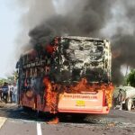 जैसलमेर बस हादसा: आग लगने से 20 की मौत की आशंका