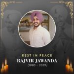 पंजाबी सिंगर राजवीर जवांदा का निधन हादसे के 11 दिन बाद