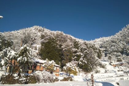 पहाड़ों में बर्फबारी, मैदानों में ठंड