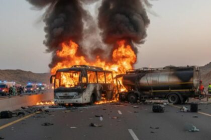 सऊदी बस हादसा: 42 भारतीयों की आशंका