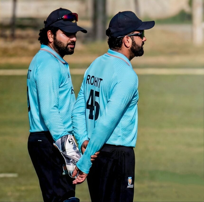 रोहित शर्मा का हमशक्ल! मुंबई खिलाड़ी की तस्वीर वायरल