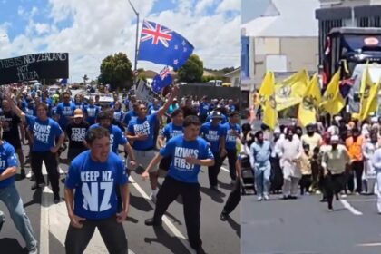 न्यूज़ीलैंड में सिख नगर कीर्तन पर हाका विरोध
